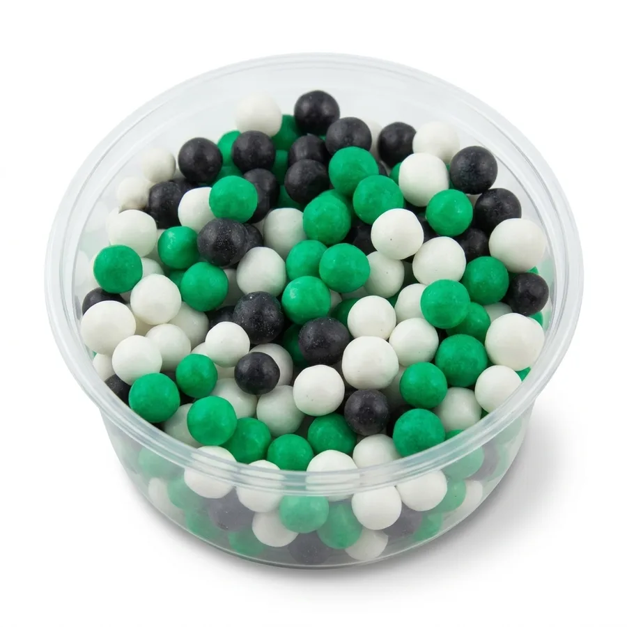 Cukrové perly Football mix 7 mm 50 g – SweetArt