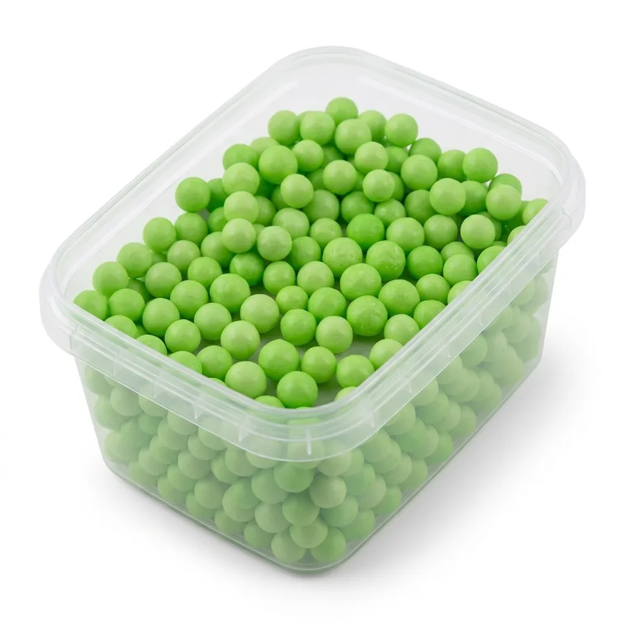 Cukrové perly světle zelené 7 mm 50 g – SweetArt