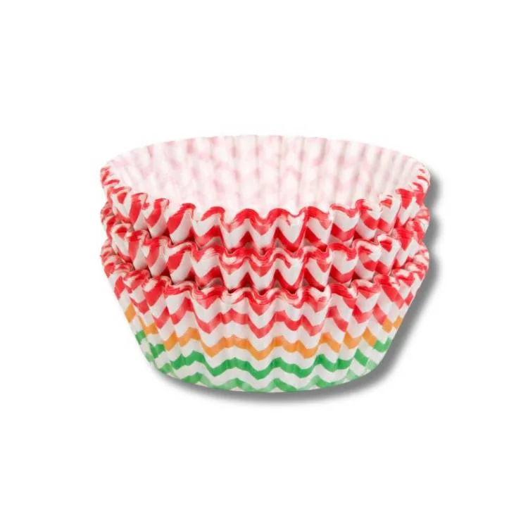 Košíčky na muffiny s pruhovaným motivem 6 × 3 cm (60 ks)
