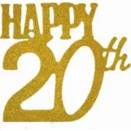 Zápich do dortu Šťastných 20 let – Cakesicq