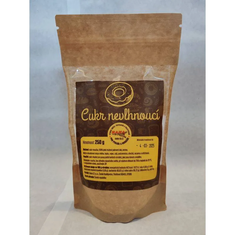 Cukr nevlhnoucí na posyp 250 g – Hana