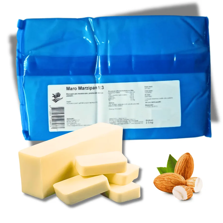 Mandlový marcipán 25% (1:4) na potahování 2,5 kg – Zeelandia