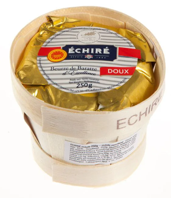 Máslo AOP jemné 82% chlaz. 250 g – Beurre d'Échiré