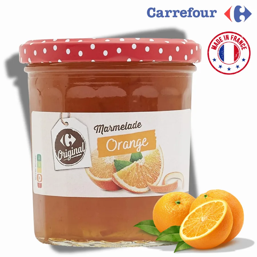 Džem pomerančový se třtinovým cukrem 370 g – Carrefour
