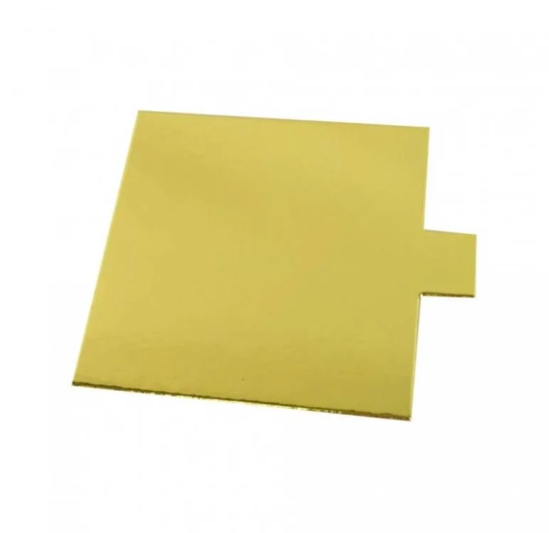 Podložka pod minidezerty zlato-stříbrná čtverec 9 × 9 cm – Cake Star