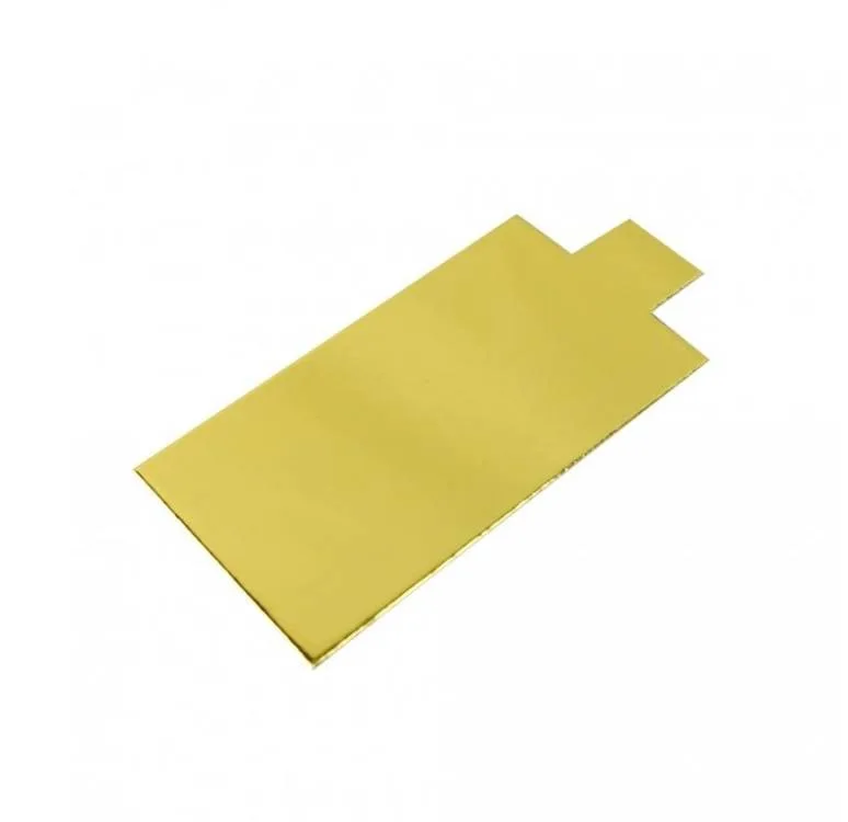 Podložka pod minidezerty zlato-stříbrná obdélník 9 x 5 cm – Cake Star
