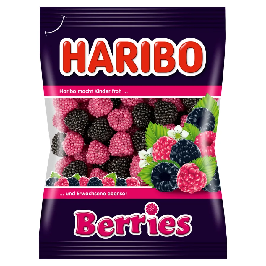 Želé bonbony Berries s ovocnou příchutí 100 g – Haribo