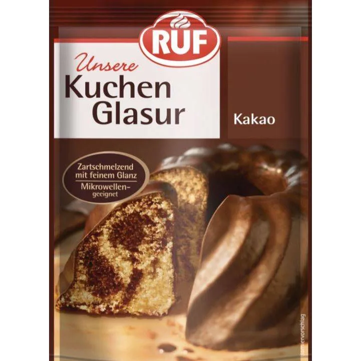 Kakaová poleva na dort 100 g – RUF