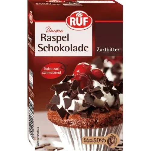 Čokoládové kousky 50% kakaa 100g – RUF
