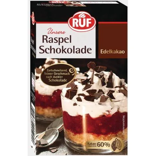 Tmavé čokoládové kousky 100 g – RUF