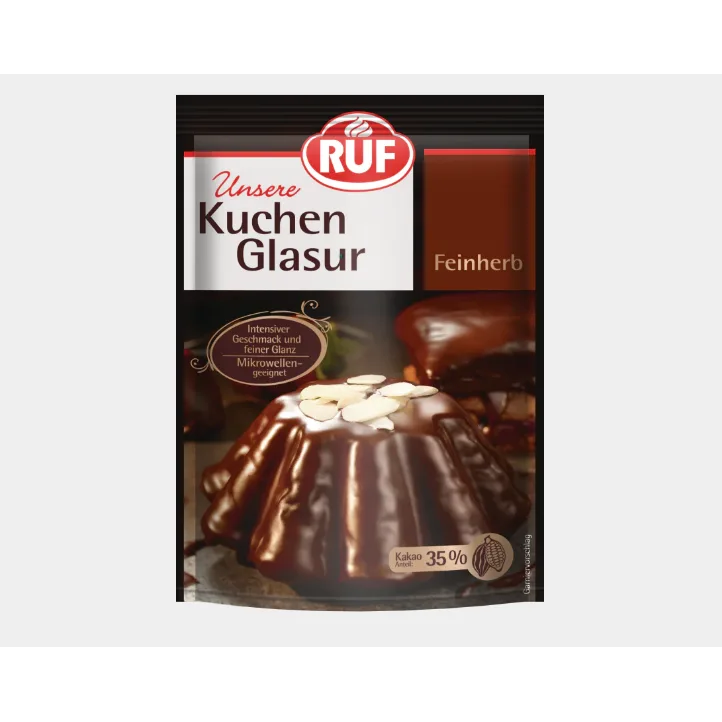 Dortová poleva kakaová 35% 100g – RUF