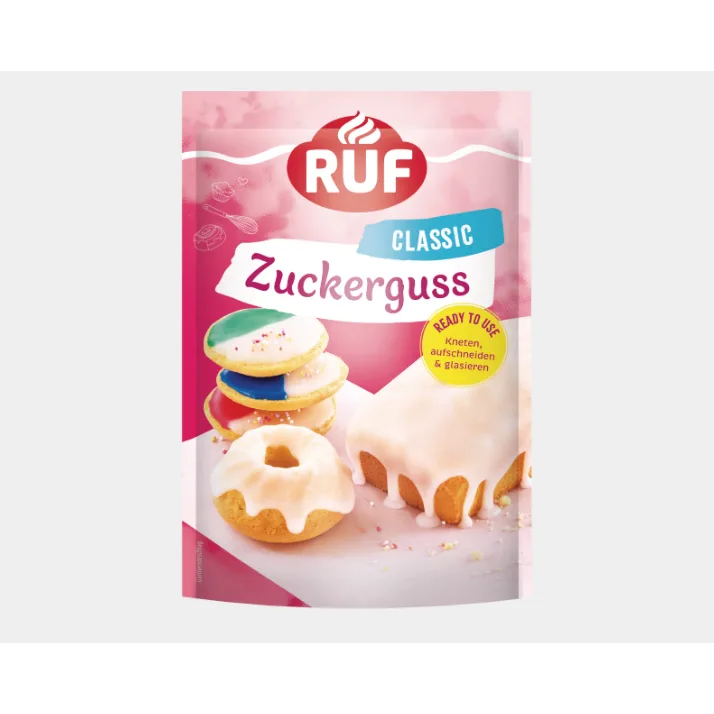 Bílá cukrová poleva hotová 150g – RUF