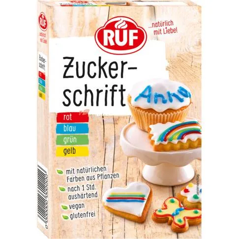 Cukrová zdobička 4 barvy 100 g – RUF