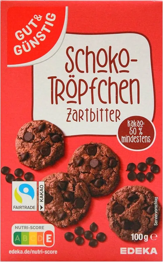 Zapékací čokoládové pucky 50% tmavá čokoláda 100 g