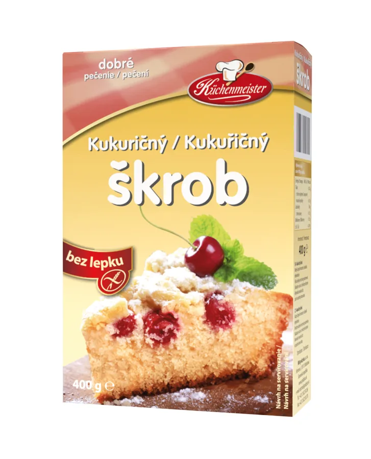 Kukuřičný škrob na pečení a vaření 400 g – Kuchenmeister