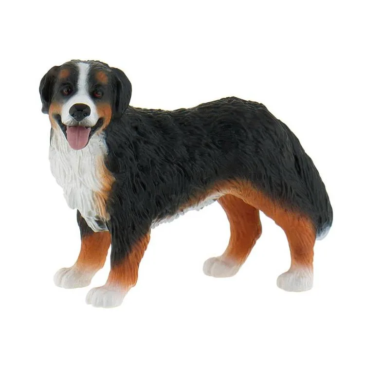 Figurka na dort Bernský pastevecký pes 6,5 × 2,5 × 5,5 cm – Bullyland