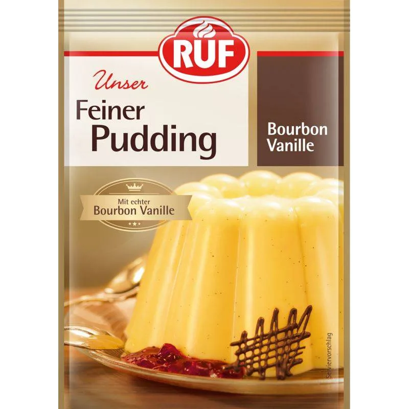 Vanilkový puding s bourbonskou vanilkou 3x 38 g – RUF