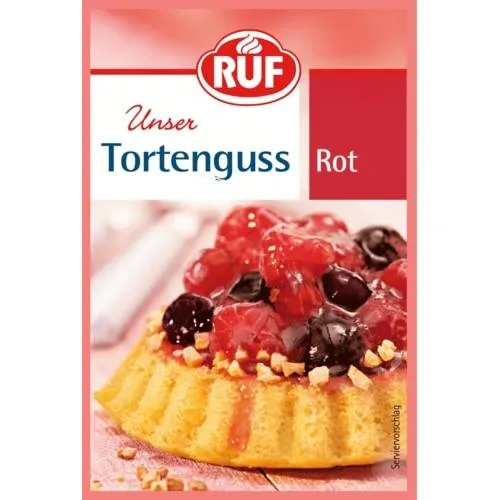 Želatina v prášku červená 3×12 g – RUF