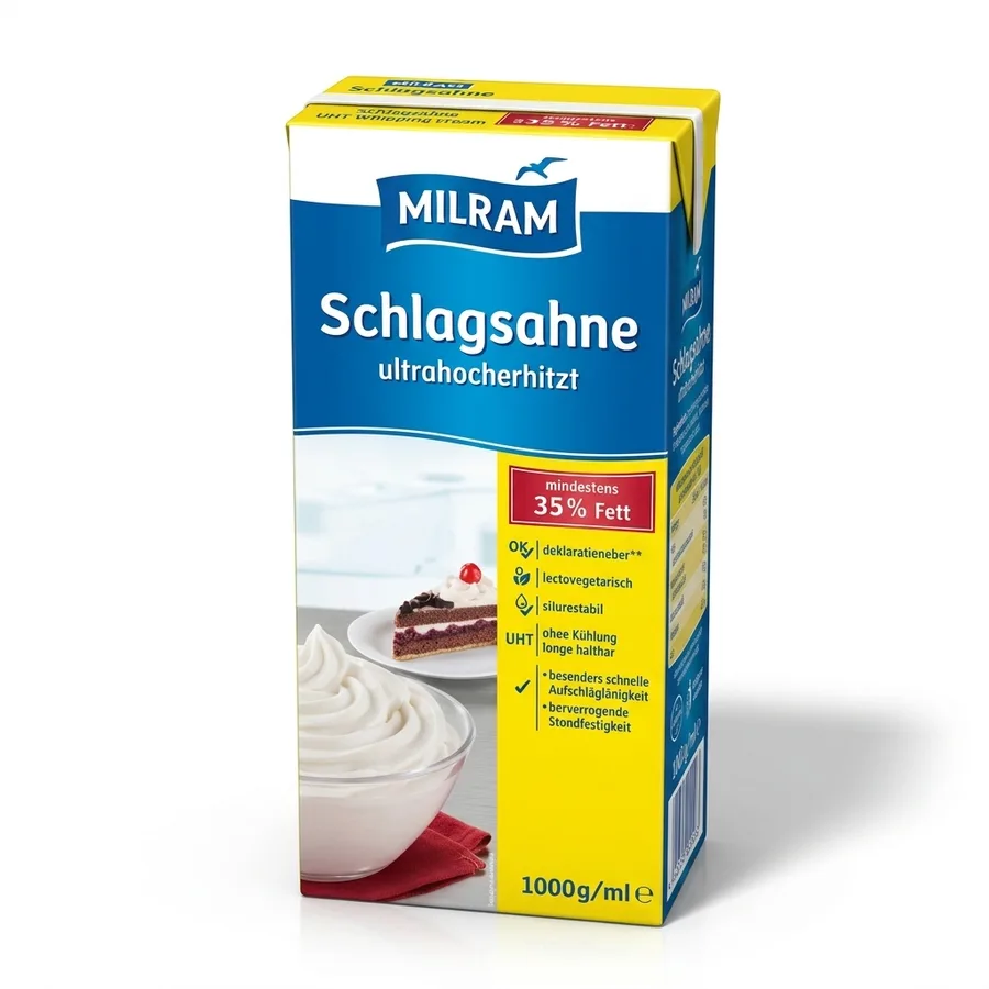 Živočišná šlehačka Milram 35% 1l
