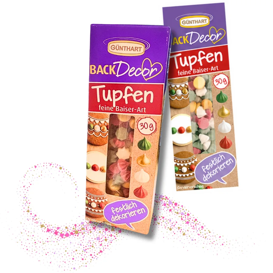 Cukrové mini pusinky 4 barev 30 g – Günthart