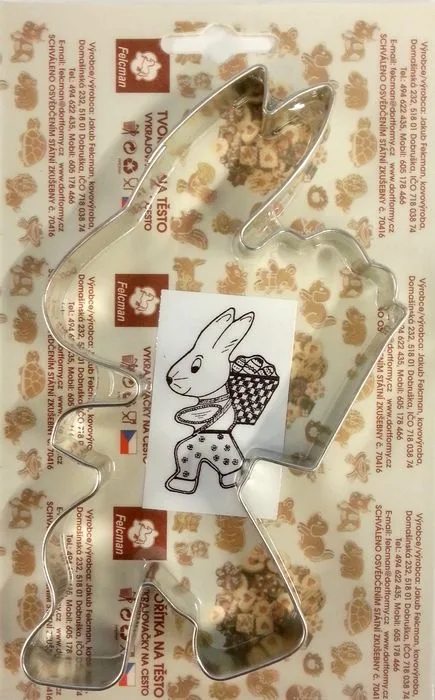 Vykrajovátko Zajíc s nůší 15 cm
