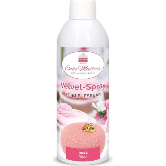 Velvet sprej růžový 400 ml – Cake Masters
