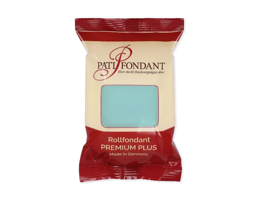 Potahovací hmota PATI PREMIUM elastická 250 g, baby modrá – Cake Masters