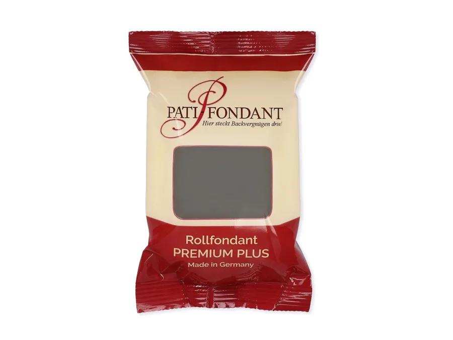 Šedá potahovací hmota PATI PREMIUM elastická 250 g – Cake Masters