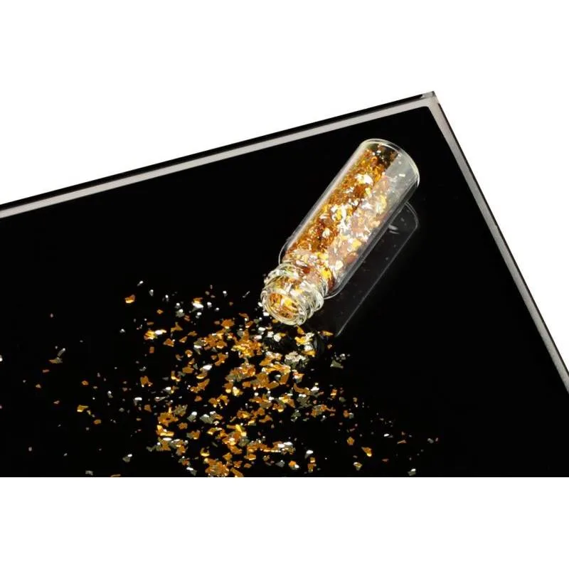 Jedlé stříbro stříbrnooranžové 0,25 g – Cake Masters