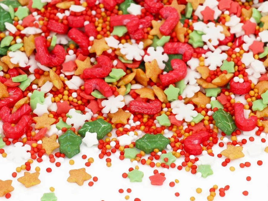 Vánoční posyp na cukroví a dorty Super Mix 80 g – Cake Masters