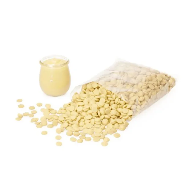 Bílá čokoláda 29% pecičky 1 kg – Lubeca