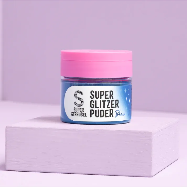 Prachová barva modrá 10 g – Super Streusel