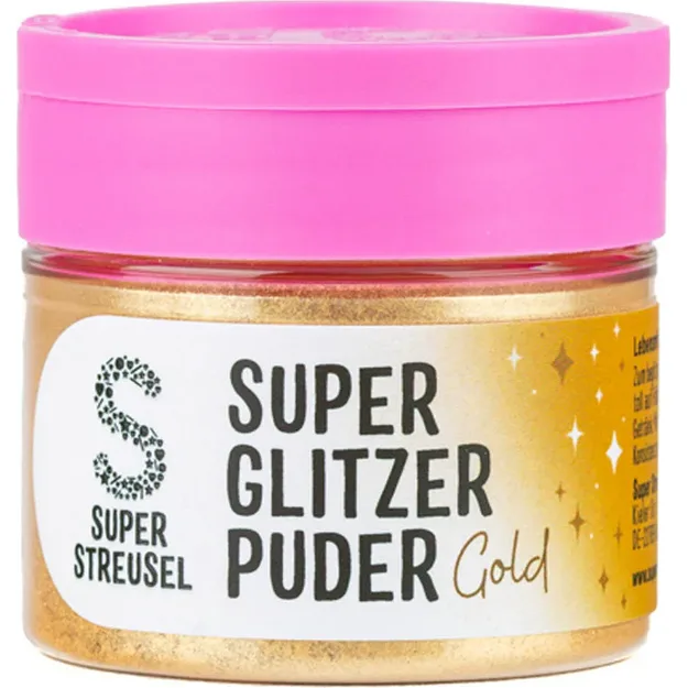 Prachová barva zlatá 10 g – Super Streusel