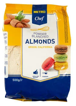 Mandle blanšírované mleté 500 g – METRO Chef