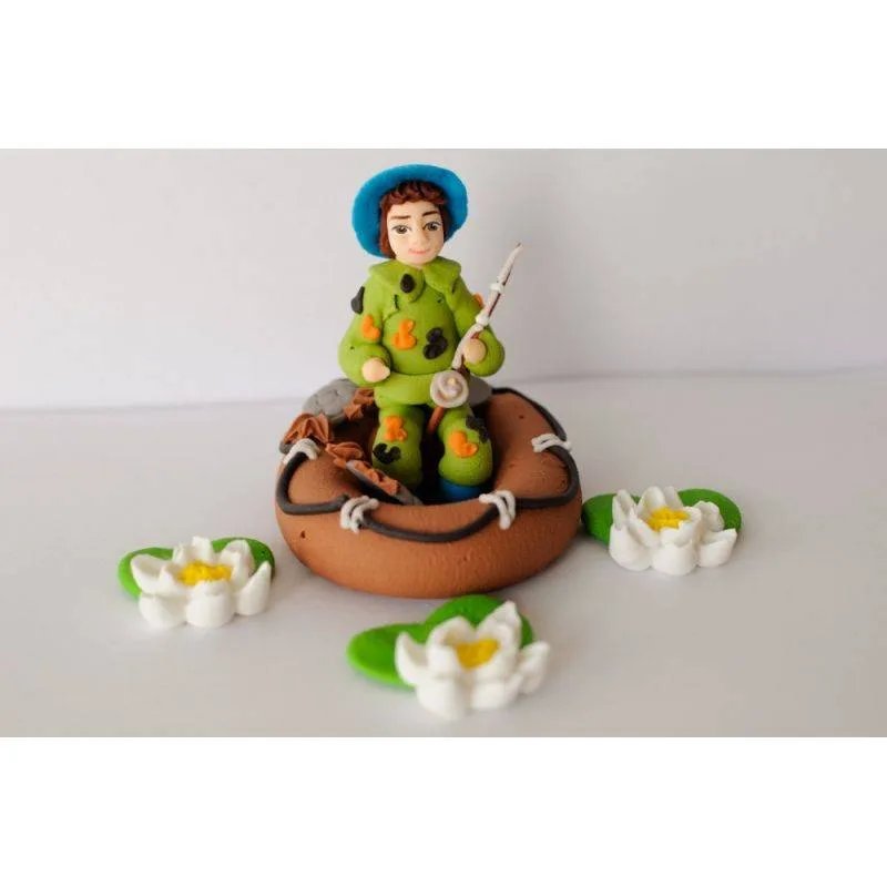 Cukrová figurka rybář – I love Cakes