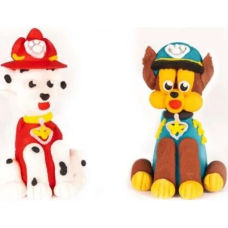 Cukrová figurka Paw Patrol Chase a Marshall 3,5 × 6 cm – I love Cakes