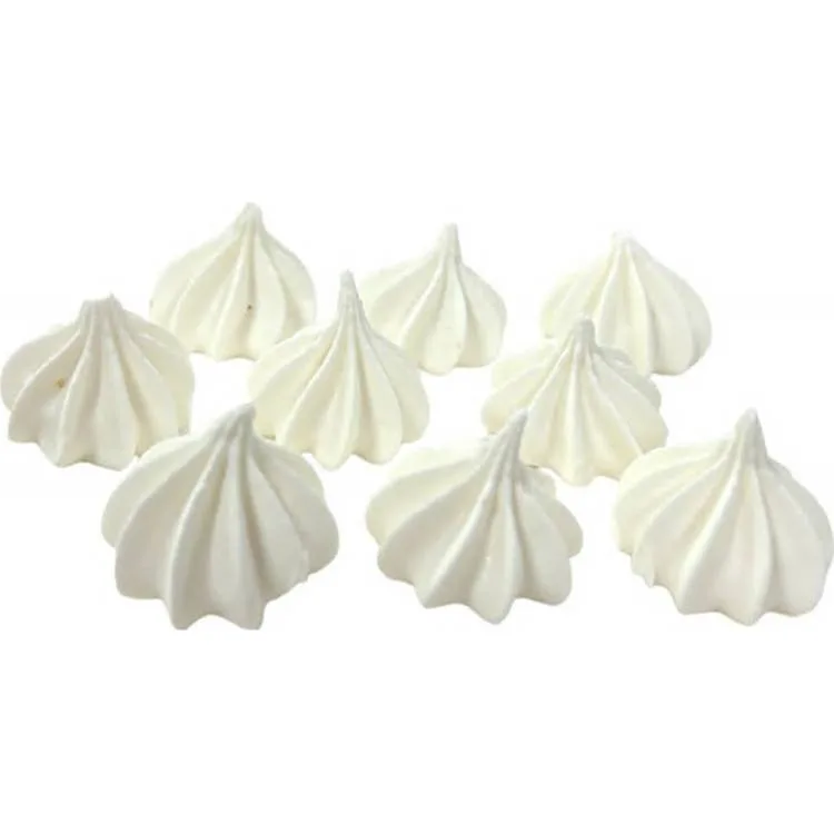 Cukrové mini pusinky bílé 9 ks – I love Cakes