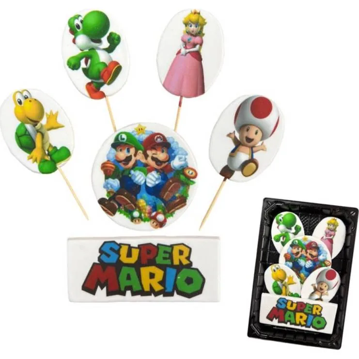 Cukrová figurka zápich Super Mario – I Love Cakes