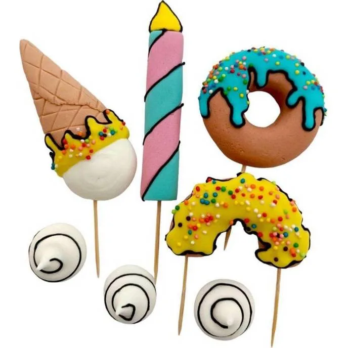 Cukrový zápich do dortu Sladkosti – I Love Cakes