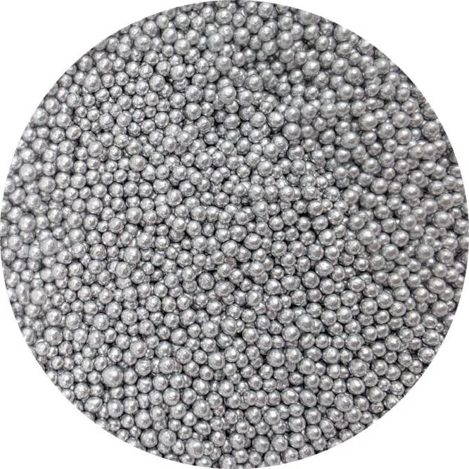 Cukrové perličky metalické stříbrné 3-4mm 80g – I LOVE CAKES