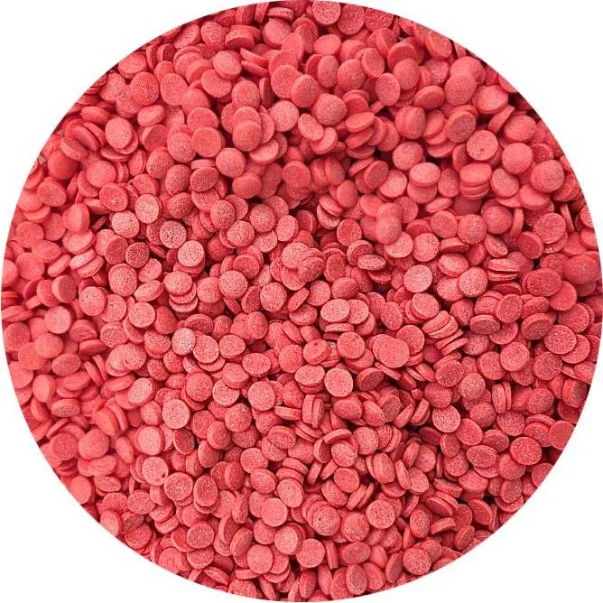 Cukrové zdobení červené konfety 80 g – I LOVE CAKES