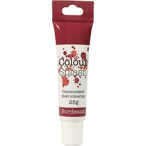 Gelová barva Bordeaux 25 g – Colour Splash
