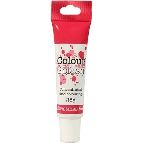 Gelová barva Vánoční červená 25 g – Colour Splash