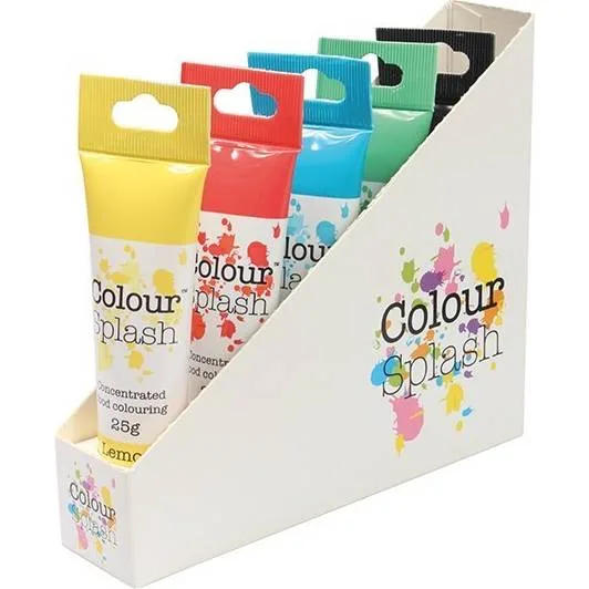 Sada gelových potravinářských barev 5× 25 g – Colour Splash