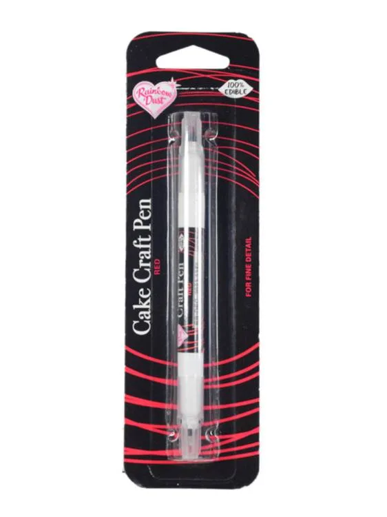 Jedlý fix oboustranný červený (0,5 mm a 2,5 mm) – Rainbow Dust
