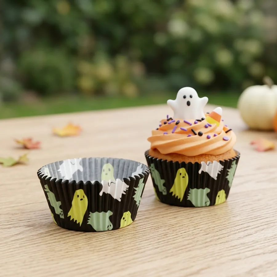 Košíčky na cupcakes Halloween duch 50 x 28 mm (30 ks) – Wilton