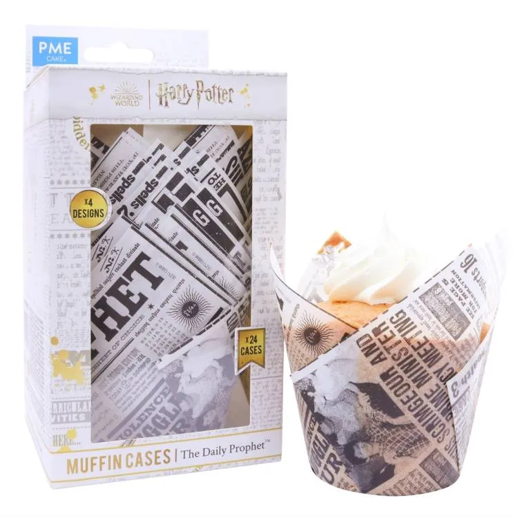 Košíčky na muffiny Tulip Harry Potter Denní věštec 24 ks – PME