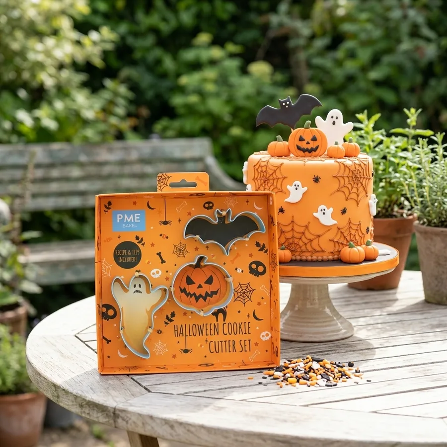 Vykrajovátka Halloween dýně, netopýr a duch 3 ks – PME