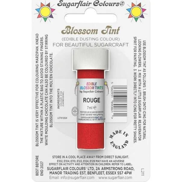 Jedlá prachová barva Rouge 7 ml – Sugarflair