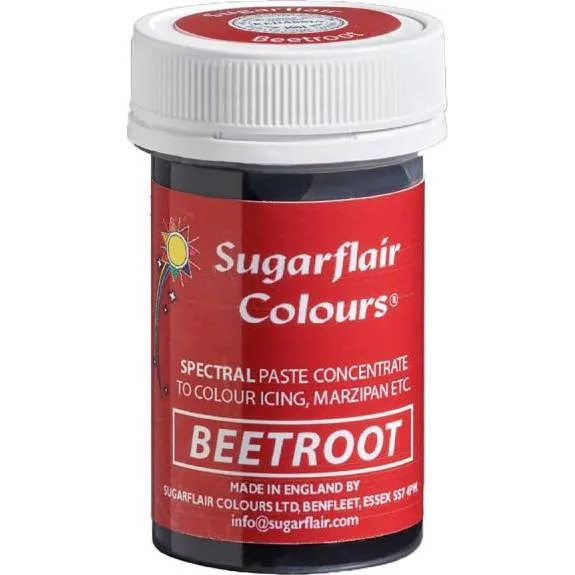 Gelová barva beetroot koncentrovaná 25 g – Sugarflair